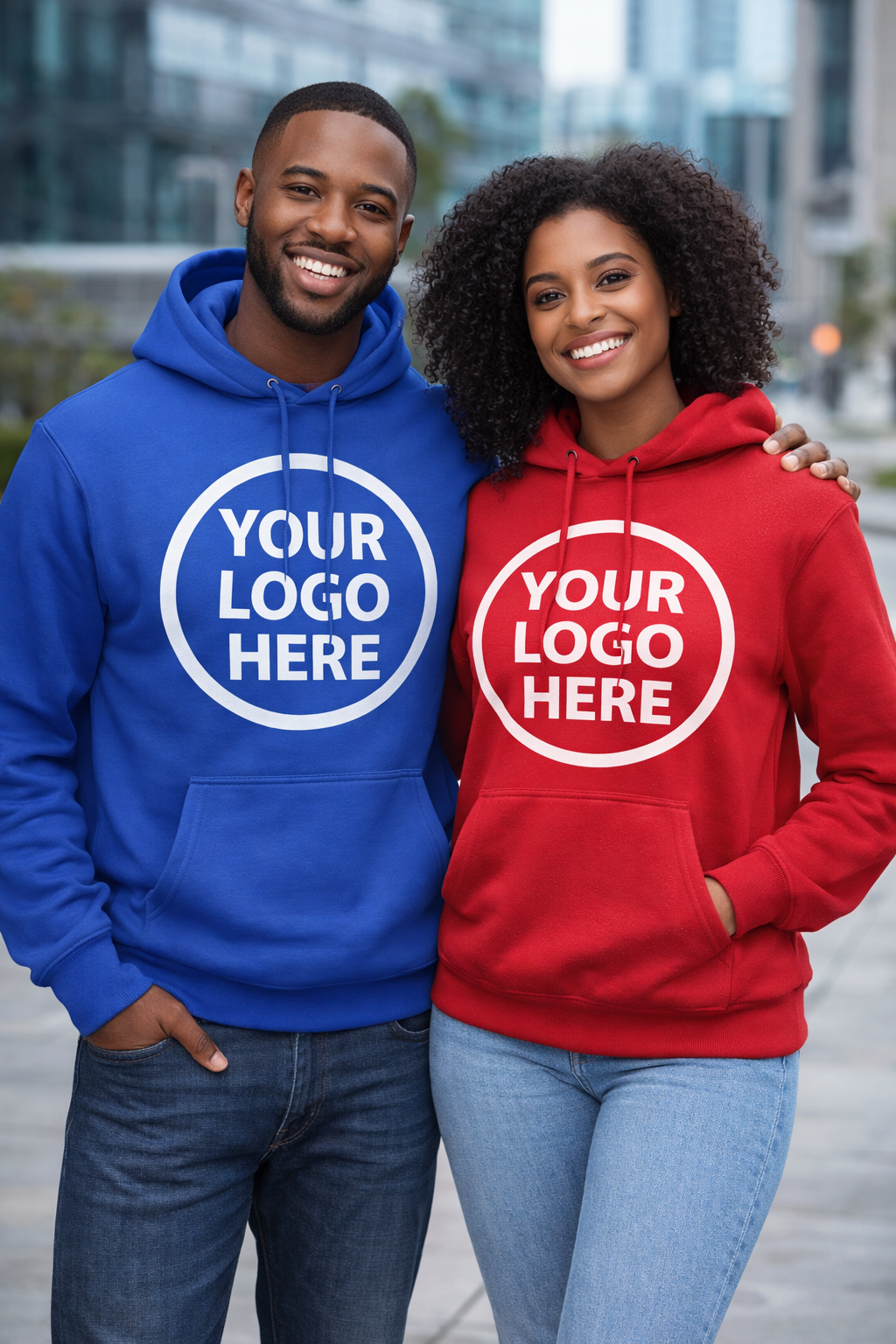 Screen Printed Hoodies - With Your Logo