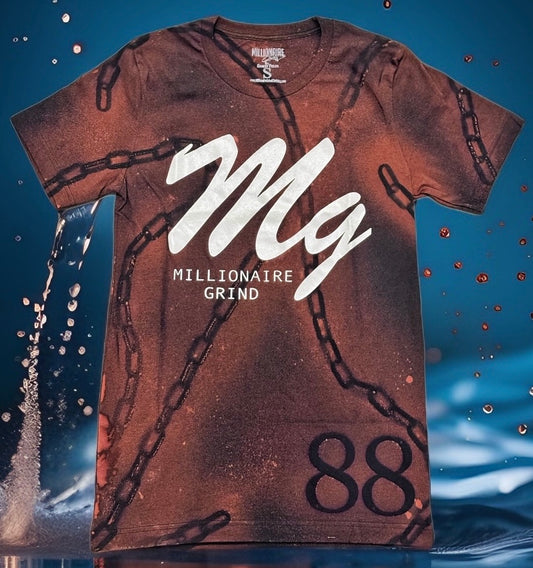 Millionaire Grind - Chained MG Logo T Shirt