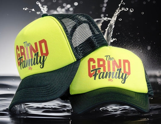 The Grind Family - Curved Bill Trucker Hat